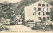 73 Savoie CPA FRANCE 73 "Val d'Isère, départ de l'auto pour Bourg Saint Maurice" / AUTOBUS