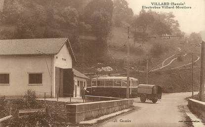 CPA FRANCE 73 "Villard, Electrobus Villard Moutiers" / AUTOBUS