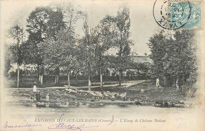 / CPA FRANCE 23 "Environs d'Evaux Les Bains, l'étang de Château Bodeau"