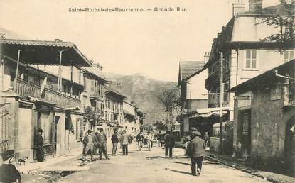 CPA FRANCE 73 "Saint Michel de Maurienne, Grande rue"