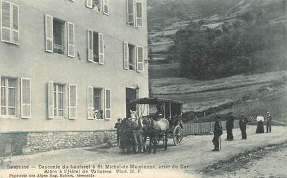 CPA FRANCE 73 "Saint Michel de Maurienne, arrêt de la diligence"