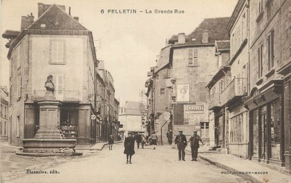 / CPA FRANCE 23 "Felletin, la grande rue"