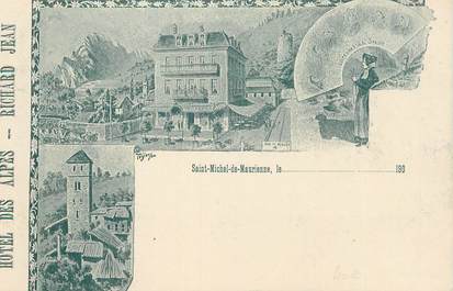 CPA FRANCE 73 "Saint Michel de Maurienne, Hotel des Alpes"