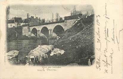 / CPA FRANCE 23 "Felletin, pont des malades" / CACHET AMBULANT