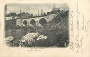 23 Creuse / CPA FRANCE 23 "Felletin, pont des malades" / CACHET AMBULANT