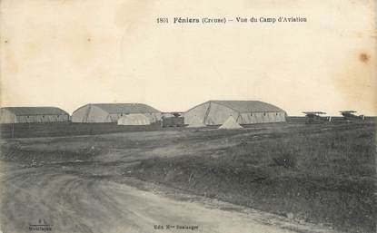 / CPA FRANCE 23 "Freniers, vue du camp d'aviation"