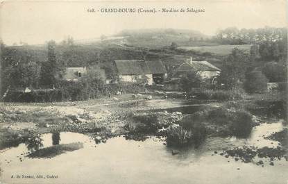 / CPA FRANCE 23 "Grand Bourg, moulins de Salagnac"