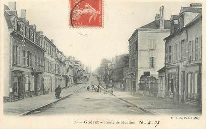 / CPA FRANCE 23 "Guéret, route de Moulins"