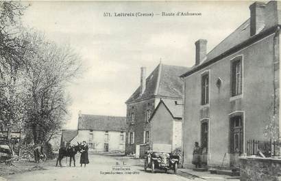 / CPA FRANCE 23 "Leitrex, route d'Aubusson"