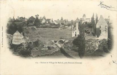 / CPA FRANCE 23 "Ruines du village de Malval près Bonnat"