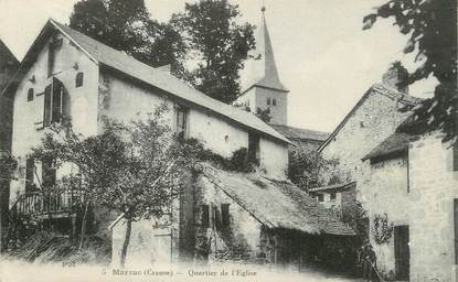 / CPA FRANCE 23 "Marsac, quartier de l'église"