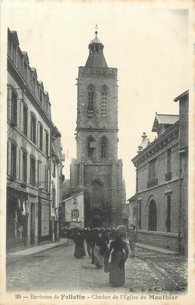 / CPA FRANCE 23 "Clocher de l'église du Mouthier"