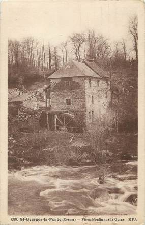 / CPA FRANCE 23 "Saint Georges la Pouge, vieux moulin sur la Gosne"