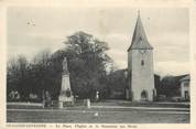 23 Creuse / CPA FRANCE 23 "Saint Dizier Leyrenne, la place, l'église  et le monument aux morts"