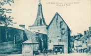 23 Creuse / CPA FRANCE 23 "Saint Vaury, le nouveau clocher et rue de la poste"