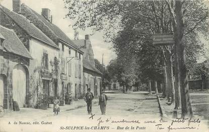 / CPA FRANCE 23 "Saint Sulpice les Champs, rue de la poste"