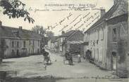 23 Creuse / CPA FRANCE 23 "Saint Sulpice les Champs, route d'Ahun"