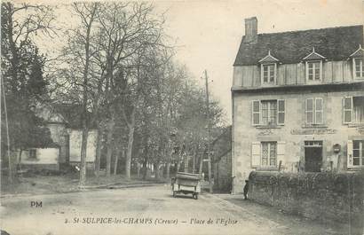 / CPA FRANCE 23 "Saint Sulpice les Champs, place de l'église"