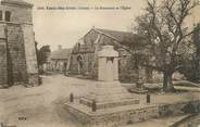 23 Creuse / CPA FRANCE 23 "Toulx Sainte Croix, le monument et l'église"