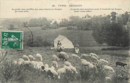 / CPA FRANCE 23 "Type Creusois" / MOUTON / FOLKLORE