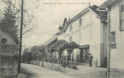 CPA FRANCE 74 "Veyrier du Lac, Hotel du Mont Baron"