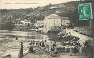 24 Dordogne / CPA FRANCE 24 "Le Bugue, le lavage des moutons"