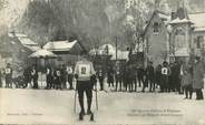 74 Haute Savoie CPA FRANCE   74 "Thones, skieurs au départ d'une course"