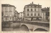 24 Dordogne / CPA FRANCE 24 "Brantome, pont de Barris et rue Gambetta"