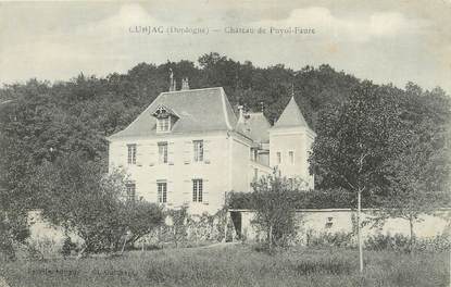/ CPA FRANCE 24 "Cubjac, château de Puyrol Faure"