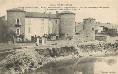 CPA FRANCE 38 "Chateau de Sablons"