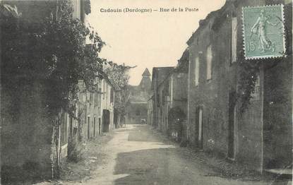 / CPA FRANCE 24 "Cadouin, rue de la poste"