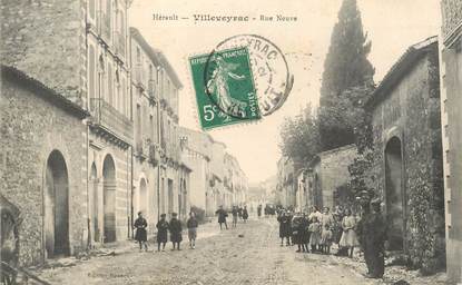 CPA FRANCE 34 "Villeveyrac, la Rue Neuve"