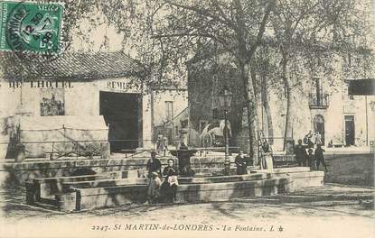 CPA FRANCE 34 "Saint Martin de Londres, la Fontaine"