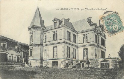 / CPA FRANCE 24 "Ginevra Pouyol par Villamblard"