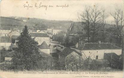 / CPA FRANCE 24 "Javerlhac, le bourg de Marniac" / CACHET AMBULANT