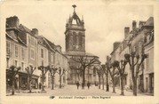24 Dordogne / CPA FRANCE 24 "Excideuil, place Bugeaud"