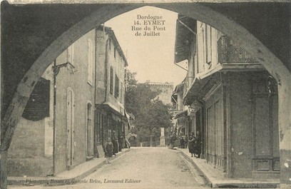 / CPA FRANCE 24 "Eymet, rue du pont de Juillet"