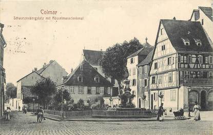 CPA FRANCE 68 "Colmar, la place"