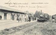 34 Herault CPA FRANCE 34 "Cazouls les Béziers, la gare" / TRAIN