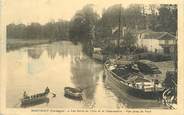 24 Dordogne / CPA FRANCE 24 "Montpont, les bords de l'Isle et le débarcadère"