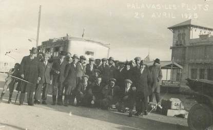 CARTE PHOTO FRANCE 34 "Palavas les Flots, 1925"