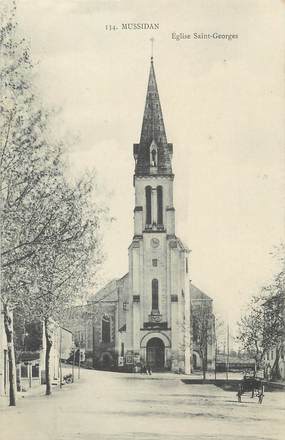 / CPA FRANCE 24 "Mussidan, église Saint Georges"