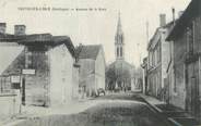 24 Dordogne / CPA FRANCE 24 "Neuvic sur l'Isle, av de la gare "