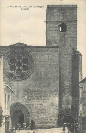 / CPA FRANCE 24 "La Roche Beaucourt, l'église"