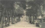 24 Dordogne / CPA FRANCE 24 "La Roche Chalais, promenades de la Terrasse"