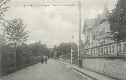 / CPA FRANCE 24 "Riberac, l'avenue de Charouffie"