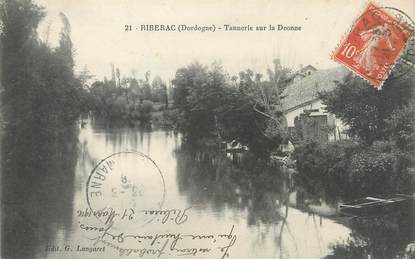 / CPA FRANCE 24 "Riberac, tannerie sur la dronne"