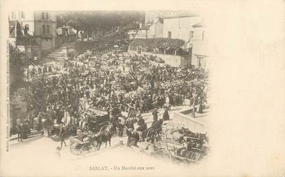 / CPA FRANCE 24 "Sarlat, un marché aux noix "