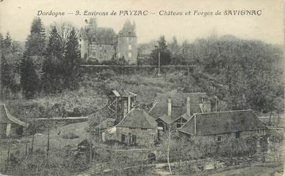 / CPA FRANCE 24 "Château et Forges de Savignac"