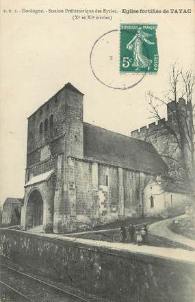 / CPA FRANCE 24 "Tayac, église fortifiée"